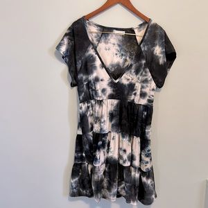 Urban Outfitters blues and white tie dye dress.